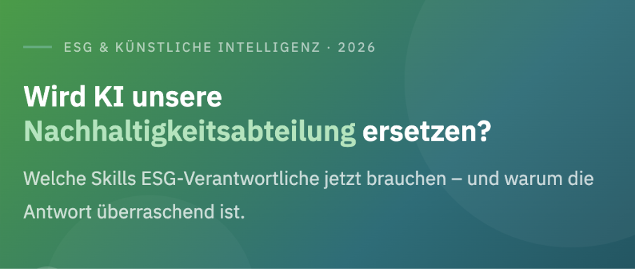 Wird KI unsere Nachhaltigkeitsabteilung ersetzen? – Bild
